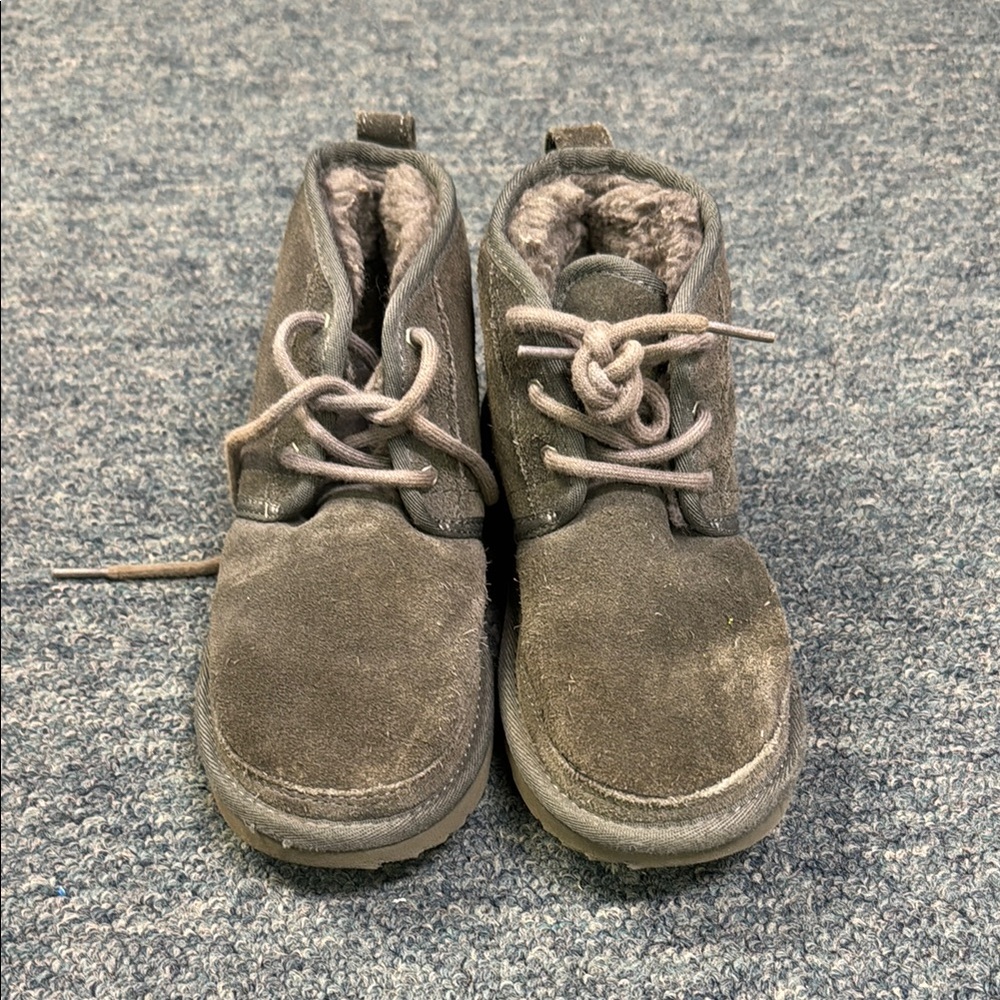 Grey ugg boots kids size 2